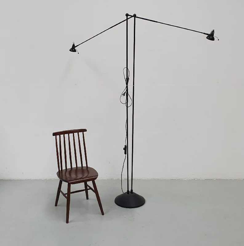  Way Switch Floor Lamp for Multiple Light Intensity Levels Way Switch Floor Lamp for Multiple Light Intensity LevelsLarge halogeen 80's Luxo floor lamp