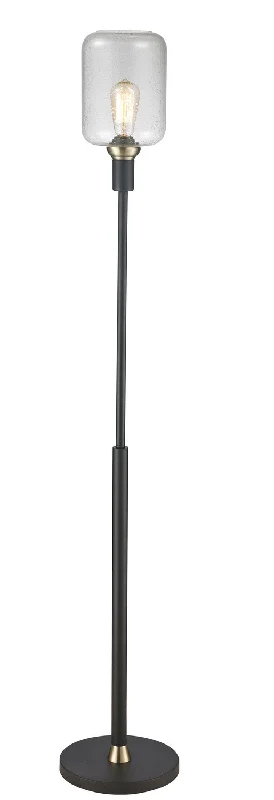Wood Floor Lamp with Natural Grain for a Warm and Organic FeelWood Floor Lamp with Natural Grain for a Warm and Organic FeelLuce Lumen Lighting LL1296  One Light Floor Lamp Lamp Two-Tone