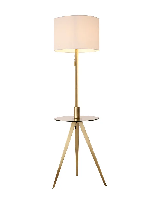 Metal Floor Lamp with a Matte Black Finish for a Sleek LookMetal Floor Lamp with a Matte Black Finish for a Sleek LookLuce Lumen Lighting LL1892-33  One Light Floor Lamp Lamp Gold, Champ, Gld Leaf
