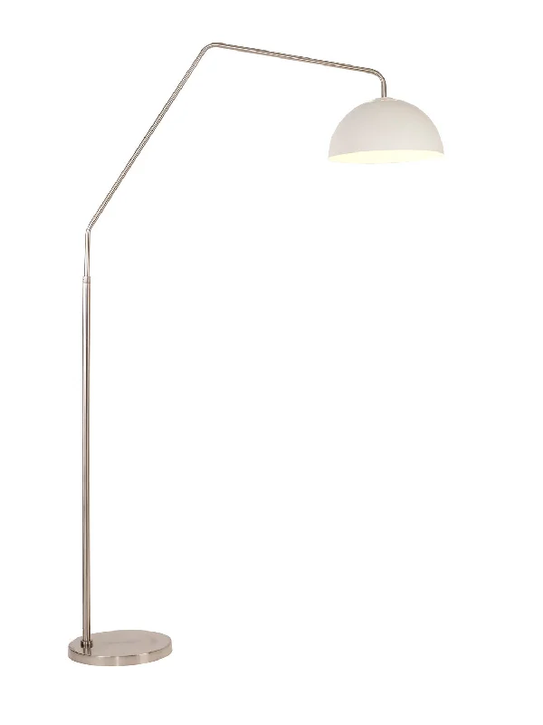 Rustic Farmhouse Style Floor Lamp for Cozy BedroomsRustic Farmhouse Style Floor Lamp for Cozy BedroomsLuce Lumen Lighting LL1893-89  One Light Arc Lamp Lamp Pewter, Nickel, Silver