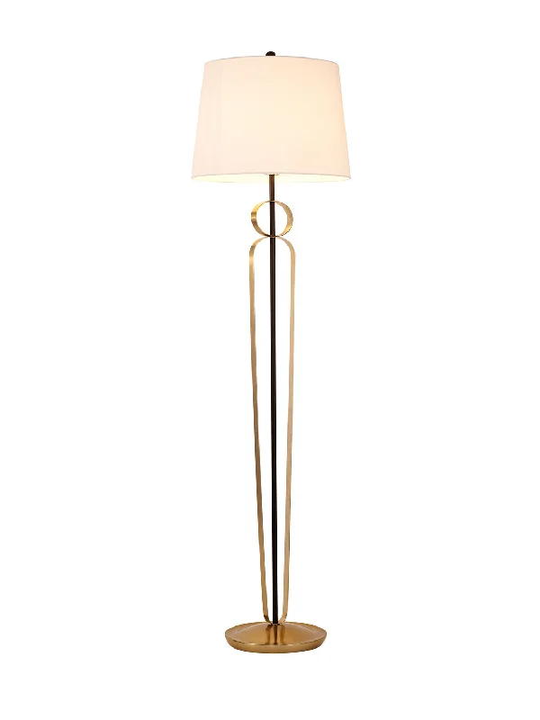 Wood Floor Lamp with Natural Grain for a Warm and Organic FeelWood Floor Lamp with Natural Grain for a Warm and Organic FeelLuce Lumen Lighting LL1926  One Light Floor Lamp Lamp Gold, Champ, Gld Leaf