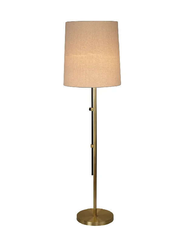 Bohemian Inspired Floor Lamp for Eclectic Home DecorBohemian Inspired Floor Lamp for Eclectic Home DecorLuce Lumen Lighting LL1957  One Light Floor Lamp Lamp Two-Tone