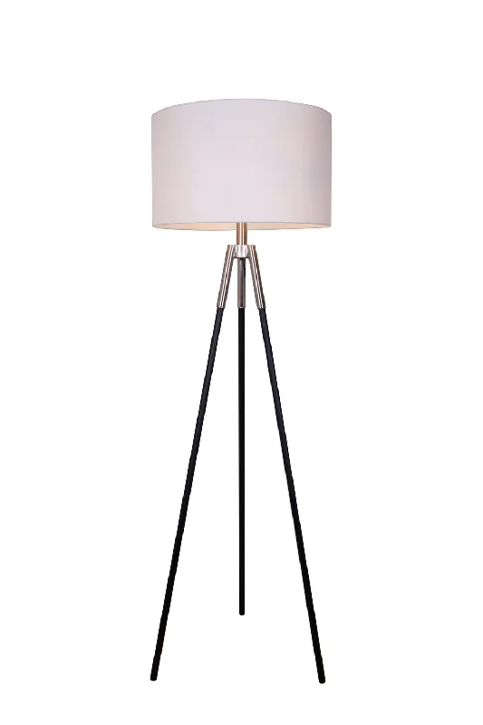 Industrial Style Floor Lamp with Exposed Bulbs for Loft ApartmentsIndustrial Style Floor Lamp with Exposed Bulbs for Loft ApartmentsLuce Lumen Lighting LL1997  Two Light Floor Lamp Lamp Black