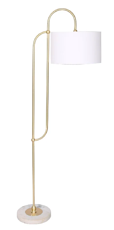 Modern Minimalist Floor Lamp for Contemporary Living RoomsModern Minimalist Floor Lamp for Contemporary Living RoomsLuce Lumen Lighting LL2031  One Light Floor Lamp Lamp Gold, Champ, Gld Leaf