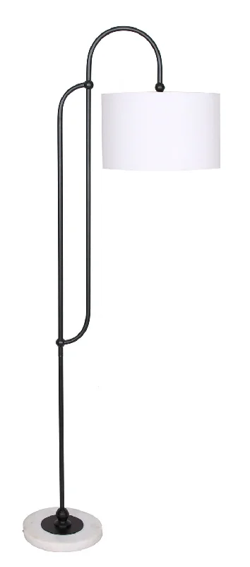 Smart Floor Lamp with Voice Control and Bluetooth ConnectivitySmart Floor Lamp with Voice Control and Bluetooth ConnectivityLuce Lumen Lighting LL2032  One Light Floor Lamp Lamp Black