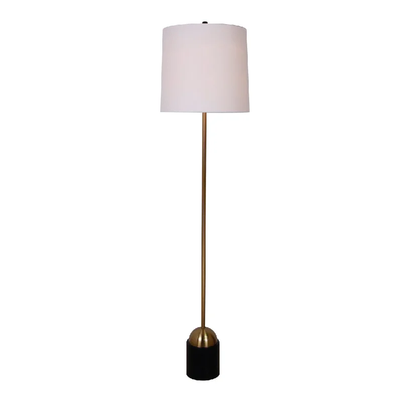 Metal Floor Lamp with a Matte Black Finish for a Sleek LookMetal Floor Lamp with a Matte Black Finish for a Sleek LookLuce Lumen Lighting LL2036  One Light Floor Lamp Lamp Two-Tone