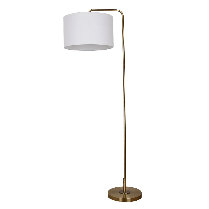 Industrial Style Floor Lamp with Exposed Bulbs for Loft ApartmentsIndustrial Style Floor Lamp with Exposed Bulbs for Loft ApartmentsLuce Lumen Lighting LL2038-33  One Light Floor Lamp Lamp Gold, Champ, Gld Leaf