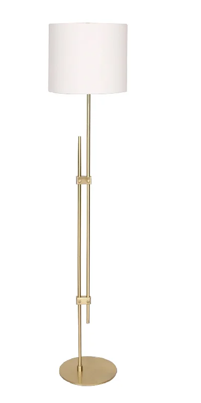 Wood Floor Lamp with Natural Grain for a Warm and Organic FeelWood Floor Lamp with Natural Grain for a Warm and Organic FeelLuce Lumen Lighting LL2042-89  One Light Floor Lamp Lamp Pewter, Nickel, Silver