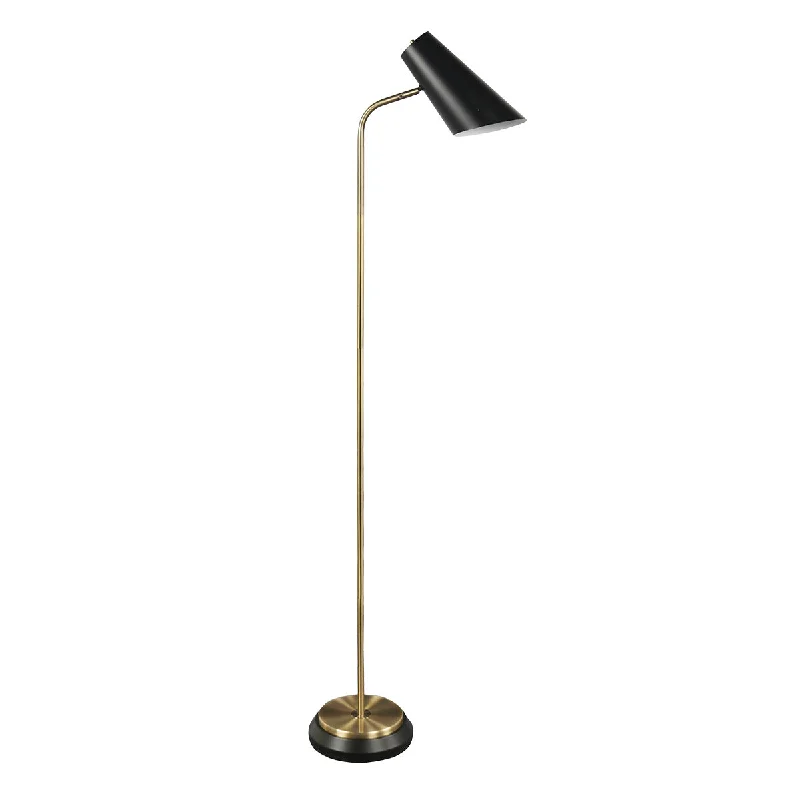Glass Floor Lamp with Frosted Shades for Soft Diffused LightGlass Floor Lamp with Frosted Shades for Soft Diffused LightLuce Lumen Lighting LL2165  One Light Floor Lamp Lamp Two-Tone