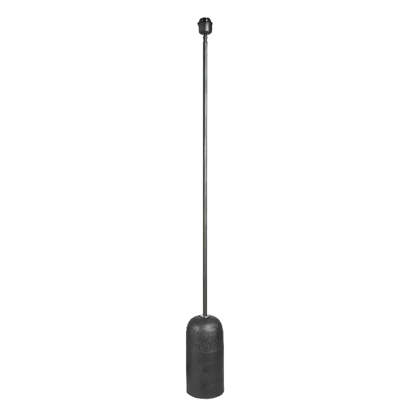 Rustic Farmhouse Style Floor Lamp for Cozy BedroomsRustic Farmhouse Style Floor Lamp for Cozy BedroomsMaribo Wooden Cone Floor Lamp - Black & Pewter - Base Only