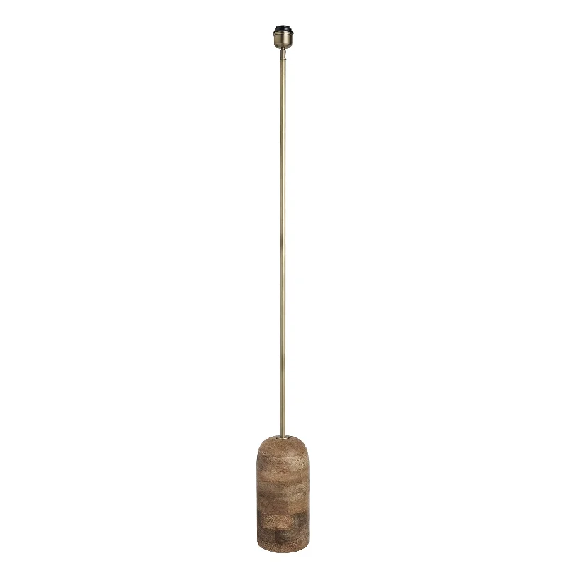Marble Base Floor Lamp for a Touch of LuxuryMarble Base Floor Lamp for a Touch of LuxuryMaribo Wooden Cone Floor Lamp - Natural & Brass - Base Only