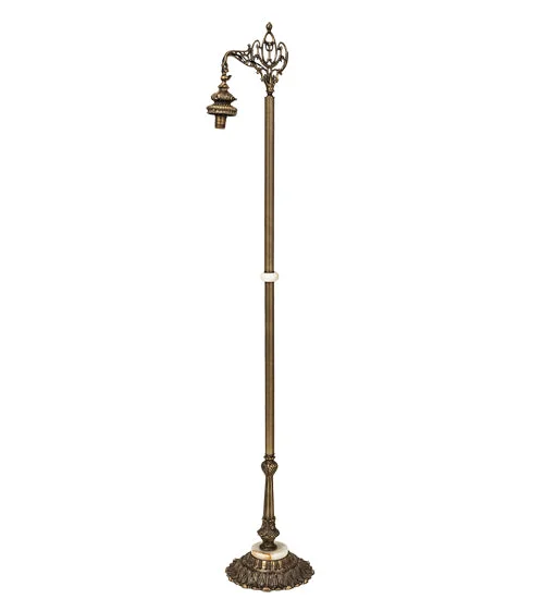 Fabric Floor Lamp with a Linen Shade for a Relaxed AestheticFabric Floor Lamp with a Linen Shade for a Relaxed AestheticMeyda Lighting 148123 72"H Victorian Bridge Arm Floor Lamp Base