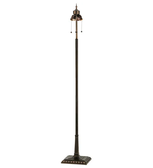 Modern Minimalist Floor Lamp for Contemporary Living RoomsModern Minimalist Floor Lamp for Contemporary Living RoomsMeyda Lighting 151141 67" Mission Floor Lamp Base/4LT"V"Clstr