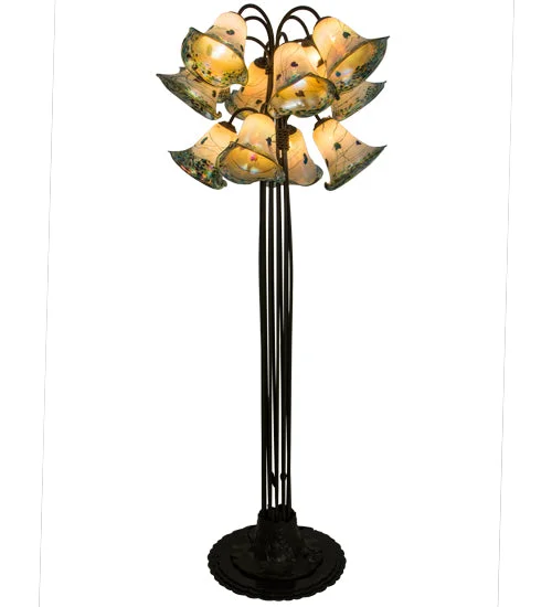 Smart Floor Lamp with Voice Control and Bluetooth ConnectivitySmart Floor Lamp with Voice Control and Bluetooth ConnectivityMeyda Lighting 152071 62"H Extreme Pond Lily 12 LT Floor Lamp