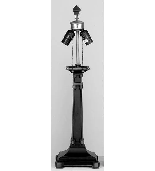 Metal Floor Lamp with a Matte Black Finish for a Sleek LookMetal Floor Lamp with a Matte Black Finish for a Sleek LookMeyda Lighting 48223 24" Blocks Mission Floor Lamp Base/2LT"V" Metal Floor Lamp with a Matte Black Finish for a Sleek LookMetal Floor Lamp with a Matte Black Finish for a Sleek LookMeyda Lighting 48223 24" Blocks Mission Floor Lamp Base/2LT"V"