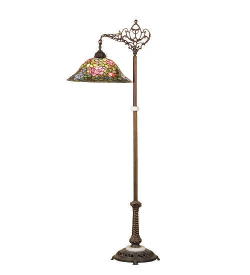 Metal Floor Lamp with a Matte Black Finish for a Sleek LookMetal Floor Lamp with a Matte Black Finish for a Sleek LookMeyda Lighting 65831 59" High Tiffany Rosebush Bridge Arm Floor Lamp Metal Floor Lamp with a Matte Black Finish for a Sleek LookMetal Floor Lamp with a Matte Black Finish for a Sleek LookMeyda Lighting 65831 59" High Tiffany Rosebush Bridge Arm Floor Lamp
