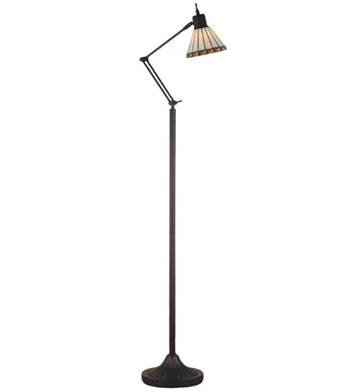 Industrial Style Floor Lamp with Exposed Bulbs for Loft ApartmentsIndustrial Style Floor Lamp with Exposed Bulbs for Loft ApartmentsMeyda Lighting 65947 68"H Prairie Mission Adjustable Floor Lamp