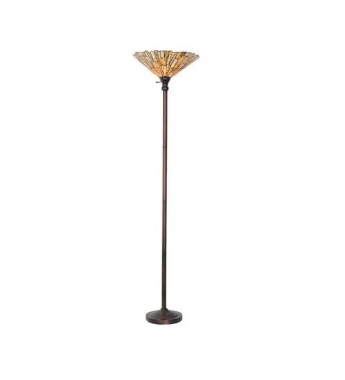 Victorian Style Floor Lamp for Traditional and Elegant InteriorsVictorian Style Floor Lamp for Traditional and Elegant InteriorsMeyda Lighting 68439 70"H Delta Jadestone Torchiere Floor Lamp