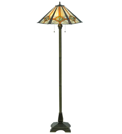 Glass Floor Lamp with Frosted Shades for Soft Diffused LightGlass Floor Lamp with Frosted Shades for Soft Diffused LightMeyda Tiffany Lighting 118694 Crosshairs Mission Two Light Floor Lamp Lamp Bronze / Dark Glass Floor Lamp with Frosted Shades for Soft Diffused LightGlass Floor Lamp with Frosted Shades for Soft Diffused LightMeyda Tiffany Lighting 118694 Crosshairs Mission Two Light Floor Lamp Lamp Bronze / Dark