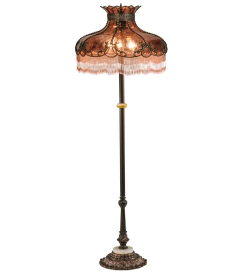 Fabric Floor Lamp with a Linen Shade for a Relaxed AestheticFabric Floor Lamp with a Linen Shade for a Relaxed AestheticMeyda Tiffany Lighting 149642 Elizabeth Three Light Floor Lamp Lamp Bronze / Dark