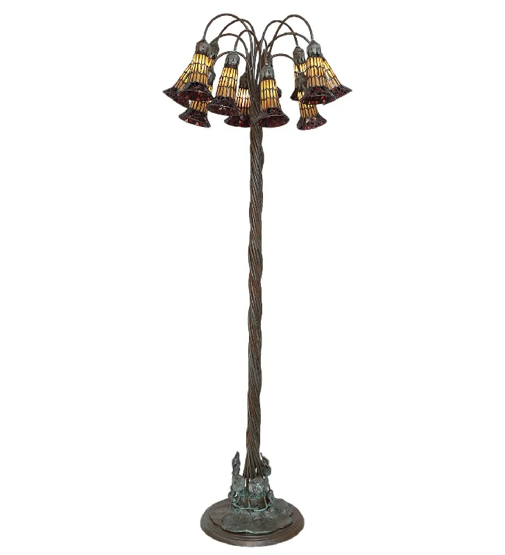 Industrial Style Floor Lamp with Exposed Bulbs for Loft ApartmentsIndustrial Style Floor Lamp with Exposed Bulbs for Loft ApartmentsMeyda Tiffany Lighting 262123 Stained Glass Pond Lily 12 Light Floor Lamp Lamp Bronze / Dark Industrial Style Floor Lamp with Exposed Bulbs for Loft ApartmentsIndustrial Style Floor Lamp with Exposed Bulbs for Loft ApartmentsMeyda Tiffany Lighting 262123 Stained Glass Pond Lily 12 Light Floor Lamp Lamp Bronze / Dark