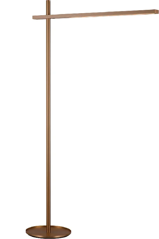 Smart Floor Lamp with Voice Control and Bluetooth ConnectivitySmart Floor Lamp with Voice Control and Bluetooth ConnectivityPageone Lighting PF050007-BG/BE Holly Led Floor Lamp Lamp Gold, Champ, Gld Leaf
