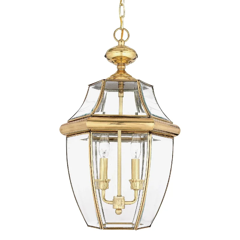 Wood Floor Lamp with Natural Grain for a Warm and Organic FeelWood Floor Lamp with Natural Grain for a Warm and Organic FeelQuoizel Newbury 2 Light Large Polished Brass Chain Lantern