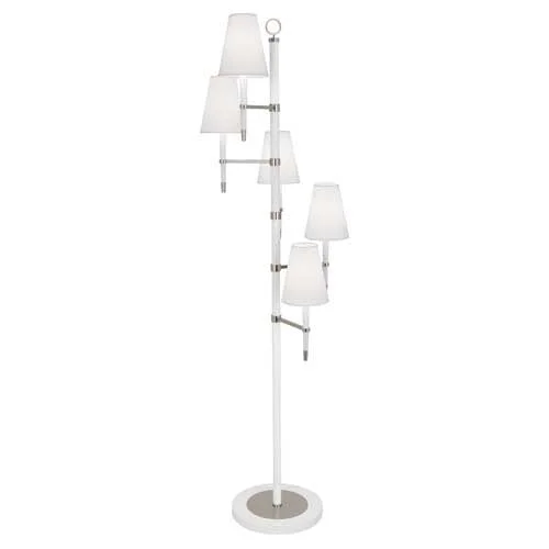 Adjustable Height Floor Lamp for Versatile Lighting NeedsAdjustable Height Floor Lamp for Versatile Lighting NeedsRobert Abbey Lighting AW770 Jonathan Adler Ventana Lamp White Wood W/ Polished Nickel Adjustable Height Floor Lamp for Versatile Lighting NeedsAdjustable Height Floor Lamp for Versatile Lighting NeedsRobert Abbey Lighting AW770 Jonathan Adler Ventana Lamp White Wood W/ Polished Nickel