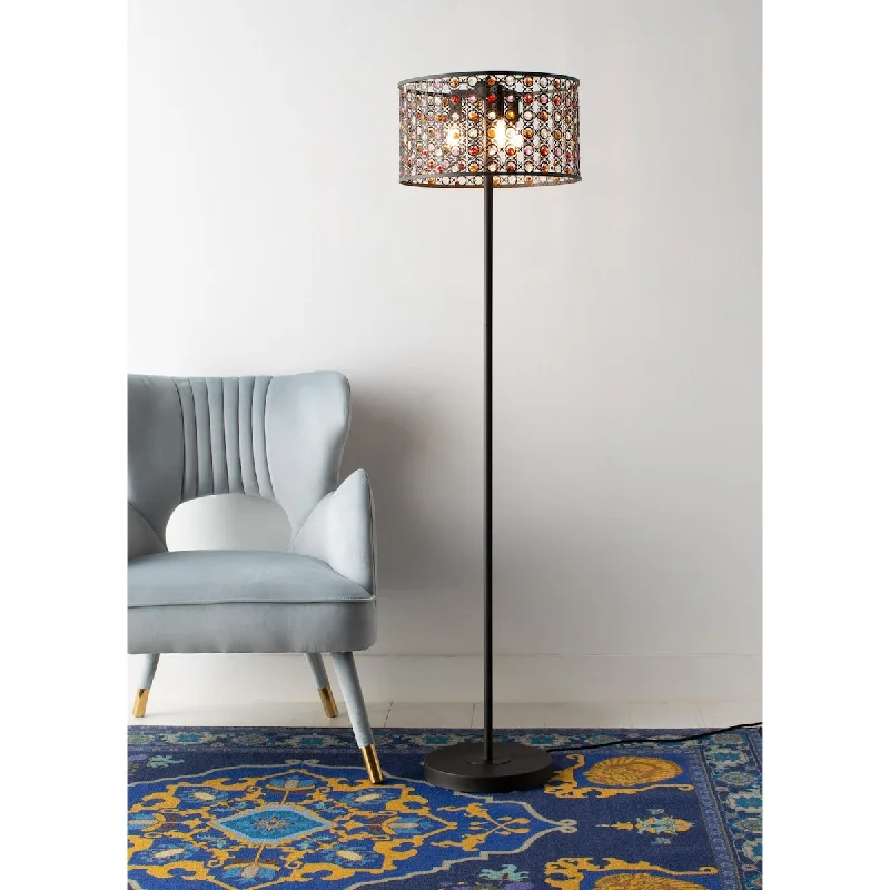  Way Switch Floor Lamp for Multiple Light Intensity Levels Way Switch Floor Lamp for Multiple Light Intensity LevelsSAFAVIEH Disney Lighting Mosaic Crystal 60-inch Standing Floor Lamp with LED Bulb - Multi - 15Wx15Dx60H