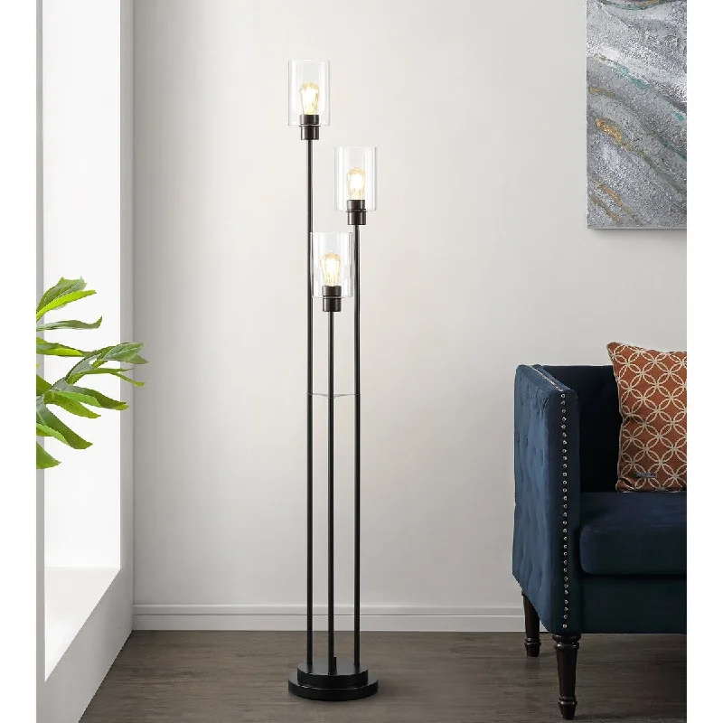 Way Switch Floor Lamp for Multiple Light Intensity Levels Way Switch Floor Lamp for Multiple Light Intensity LevelsSAFAVIEH Lighting Azalee 69-inch 3-Light Led Floor Lamp - 11.25" W x 10" L x 69" H - Black - 11Wx10Dx69H Way Switch Floor Lamp for Multiple Light Intensity Levels Way Switch Floor Lamp for Multiple Light Intensity LevelsSAFAVIEH Lighting Azalee 69-inch 3-Light Led Floor Lamp - 11.25" W x 10" L x 69" H - Black - 11Wx10Dx69H