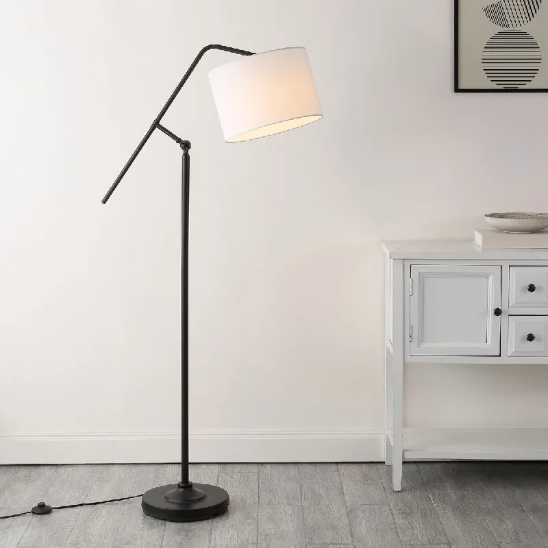 Glass Floor Lamp with Frosted Shades for Soft Diffused LightGlass Floor Lamp with Frosted Shades for Soft Diffused LightSAFAVIEH Lighting Blanchie 63" Modern & Contemporary Floor Lamp - 26" W x 13" D x 63" H - Black - 26Wx13Dx63H Glass Floor Lamp with Frosted Shades for Soft Diffused LightGlass Floor Lamp with Frosted Shades for Soft Diffused LightSAFAVIEH Lighting Blanchie 63" Modern & Contemporary Floor Lamp - 26" W x 13" D x 63" H - Black - 26Wx13Dx63H