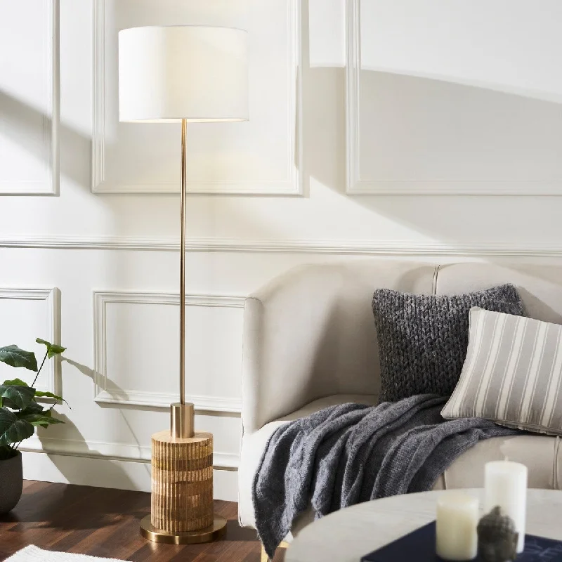 Industrial Style Floor Lamp with Exposed Bulbs for Loft ApartmentsIndustrial Style Floor Lamp with Exposed Bulbs for Loft ApartmentsSAFAVIEH Lighting Hilel 60-inch Floor Lamp - 16" W x 16" D x 60" H - Multi - 16Wx16Dx60H