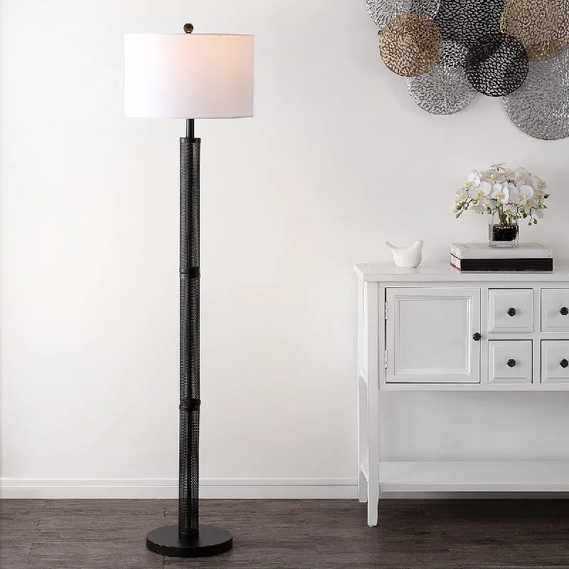 Metal Floor Lamp with a Matte Black Finish for a Sleek LookMetal Floor Lamp with a Matte Black Finish for a Sleek LookSAFAVIEH Lighting Keranka 65-inch Floor Lamp - 19" W x 19" D x 65" H - Black - 19Wx19Dx65H Metal Floor Lamp with a Matte Black Finish for a Sleek LookMetal Floor Lamp with a Matte Black Finish for a Sleek LookSAFAVIEH Lighting Keranka 65-inch Floor Lamp - 19" W x 19" D x 65" H - Black - 19Wx19Dx65H