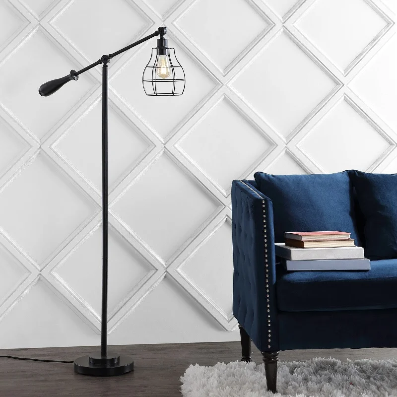 Bohemian Inspired Floor Lamp for Eclectic Home DecorBohemian Inspired Floor Lamp for Eclectic Home DecorSAFAVIEH Lighting Mihaila 60" Led Floor Lamp - 30" x 10" x 59.5" - Black - 30Wx10Dx60H Bohemian Inspired Floor Lamp for Eclectic Home DecorBohemian Inspired Floor Lamp for Eclectic Home DecorSAFAVIEH Lighting Mihaila 60" Led Floor Lamp - 30" x 10" x 59.5" - Black - 30Wx10Dx60H