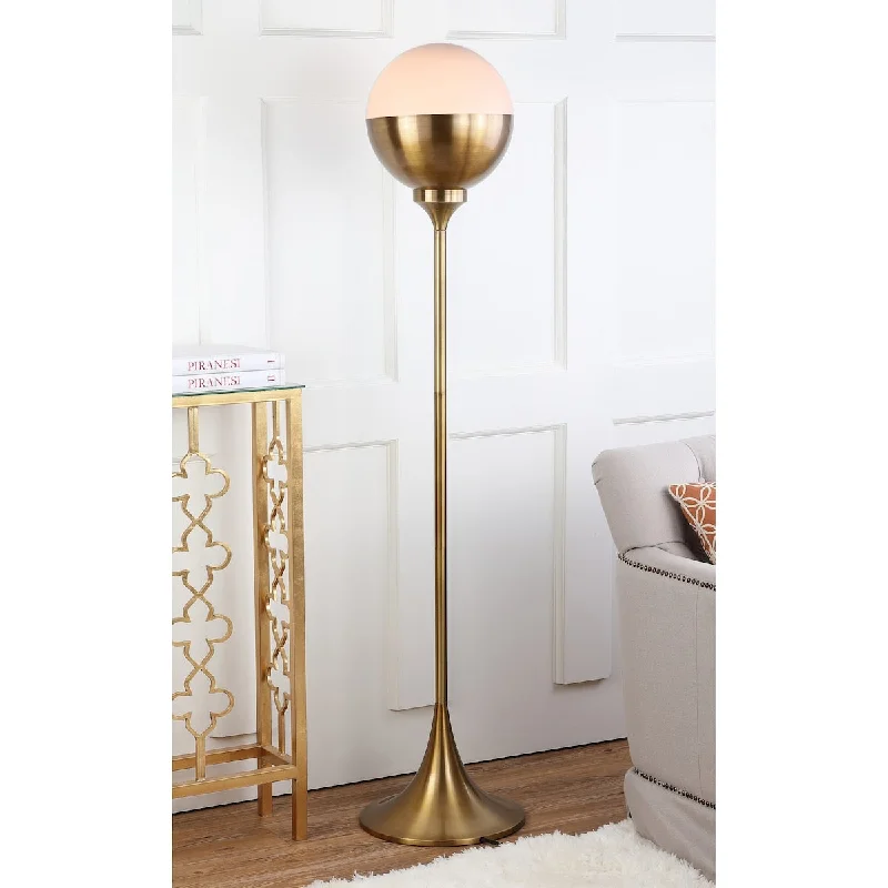 Industrial Style Floor Lamp with Exposed Bulbs for Loft ApartmentsIndustrial Style Floor Lamp with Exposed Bulbs for Loft ApartmentsSAFAVIEH Lighting Vela 64-inch Brass Led Floor Lamp - 13.5" x 23.5" x 63.5" - Brass Gold - 14Wx24Dx64H Industrial Style Floor Lamp with Exposed Bulbs for Loft ApartmentsIndustrial Style Floor Lamp with Exposed Bulbs for Loft ApartmentsSAFAVIEH Lighting Vela 64-inch Brass Led Floor Lamp - 13.5" x 23.5" x 63.5" - Brass Gold - 14Wx24Dx64H
