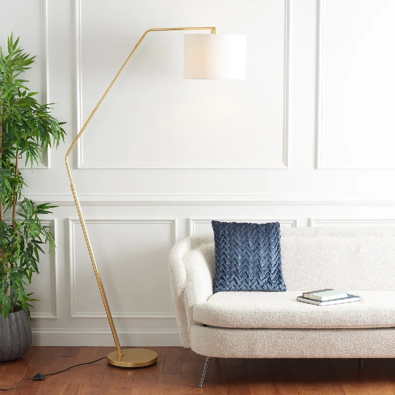 Metal Floor Lamp with a Matte Black Finish for a Sleek LookMetal Floor Lamp with a Matte Black Finish for a Sleek LookSAFAVIEH Lighting Yvette 76-inch Arched Floor Lamp - 14 In. W x 36 In. D x 76 In. H - Gold - 14Wx36Dx76H Metal Floor Lamp with a Matte Black Finish for a Sleek LookMetal Floor Lamp with a Matte Black Finish for a Sleek LookSAFAVIEH Lighting Yvette 76-inch Arched Floor Lamp - 14 In. W x 36 In. D x 76 In. H - Gold - 14Wx36Dx76H