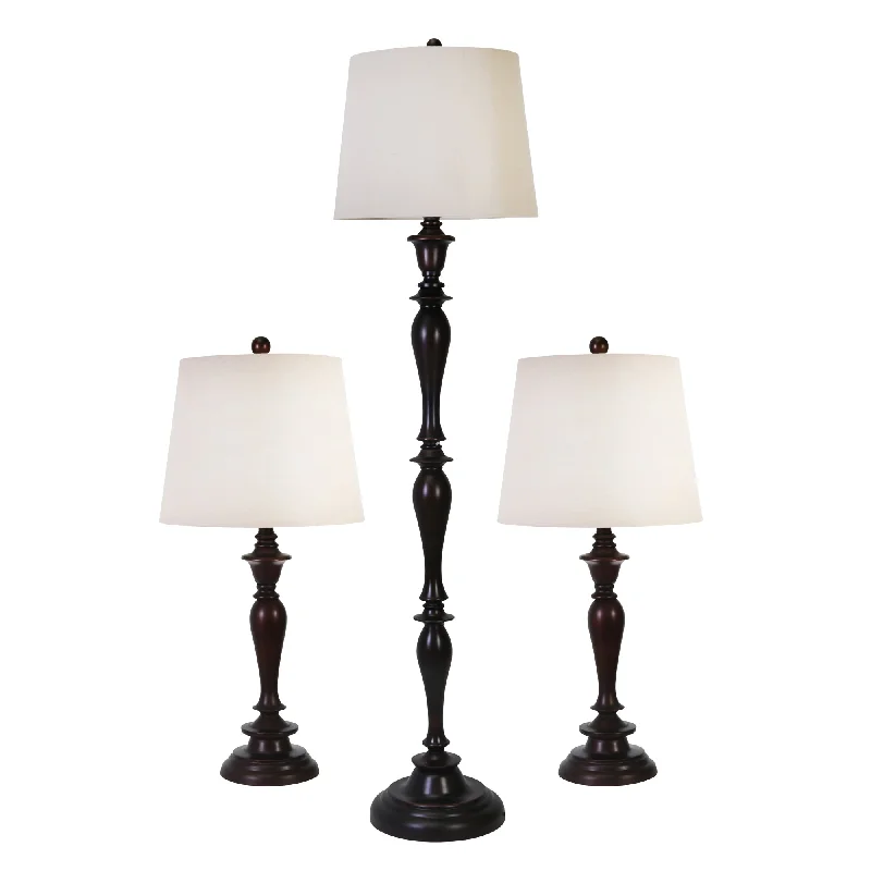 USB Charging Port Floor Lamp for Convenient Device ChargingUSB Charging Port Floor Lamp for Convenient Device ChargingSagebrook Home 50554-01 57" Polyresin Table And Floor Lamps, Brown, Set of 2