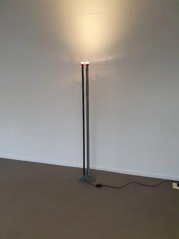 USB Charging Port Floor Lamp for Convenient Device ChargingUSB Charging Port Floor Lamp for Convenient Device ChargingTrilumen floor lamp by Hans Von Klier for Bilumen Milano. Lamp uses halogen light bulbs. Floor lamp measures 175 x 30 cm