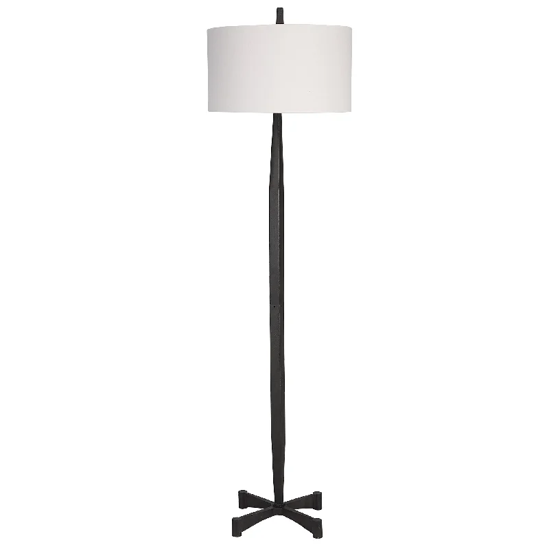 Smart Floor Lamp with Voice Control and Bluetooth ConnectivitySmart Floor Lamp with Voice Control and Bluetooth ConnectivityUttermost 30158 Counteract Rust Metal Floor Lamp