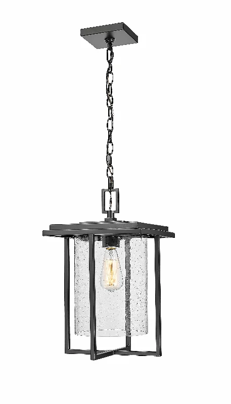 Modern Minimalist Ceiling Lights for Contemporary InteriorsModern Minimalist Ceiling Lights for Contemporary InteriorsAdair Outdoor Hanging Lantern - Powder Coated Black - Clear Seeded Glass - 11in. Diameter - E26 Medium Base