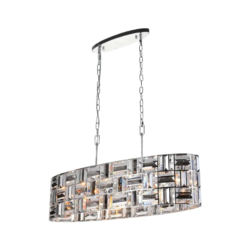 Rustic Ceiling Lights with Reclaimed Wood and Distressed FinishesRustic Ceiling Lights with Reclaimed Wood and Distressed FinishesAurora Oval - NewYork Pendant Chandelier -Length: 90cm