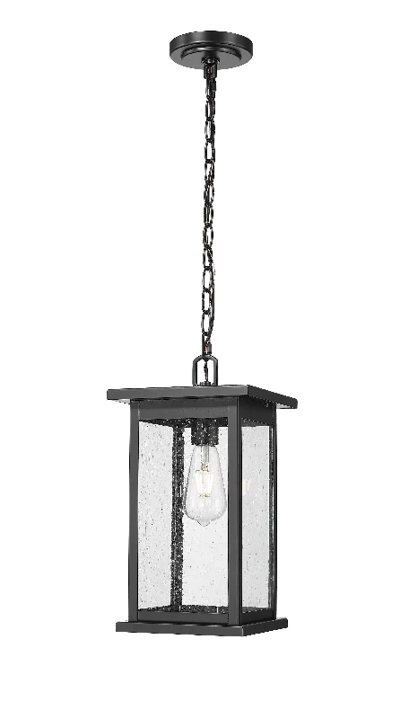 Japanese - Inspired Ceiling Lights with Shoji - Screen - like DiffusersJapanese - Inspired Ceiling Lights with Shoji - Screen - like DiffusersBowton Outdoor Hanging Lantern - Powder Coated Black - Clear Seeded Glass - 8.5in. Diameter - E26 Medium Base