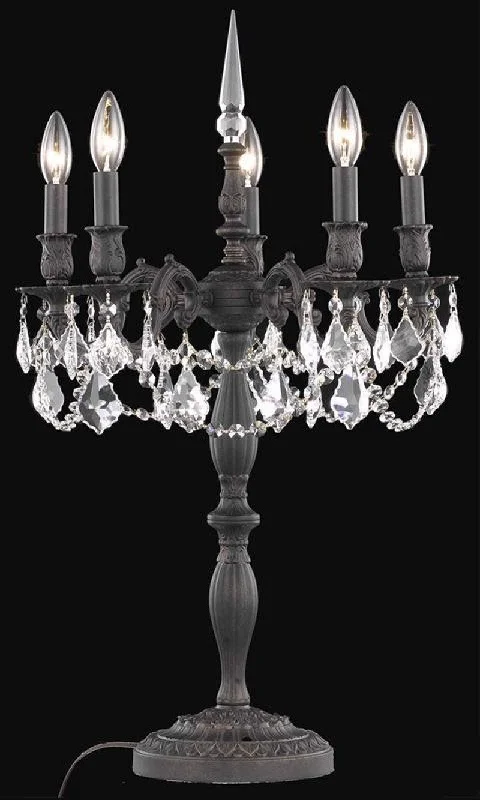 crystal table lamps with dazzling prisms for a glamorous effectcrystal table lamps with dazzling prisms for a glamorous effectZC121-9205TL18DB+SH-1R24G/RC By Regency Lighting Rosalia Collection 5 Light Table Lamp Dark Bronze Finish crystal table lamps with dazzling prisms for a glamorous effectcrystal table lamps with dazzling prisms for a glamorous effectZC121-9205TL18DB+SH-1R24G/RC By Regency Lighting Rosalia Collection 5 Light Table Lamp Dark Bronze Finish