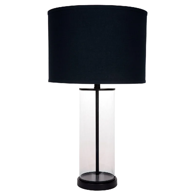 modern minimalist table lamps for contemporary living roomsmodern minimalist table lamps for contemporary living roomsLeft Bank Table Lamp - Black w Black Shade