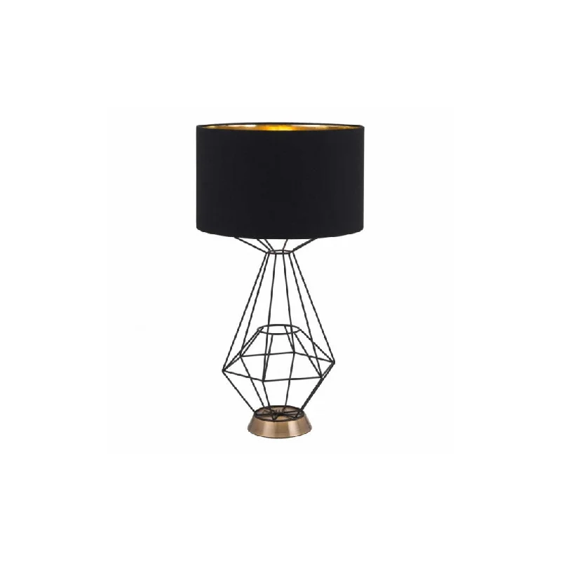 metal table lamps with a matte black finish for a sleek appearancemetal table lamps with a matte black finish for a sleek appearanceDelancey Table Lamp