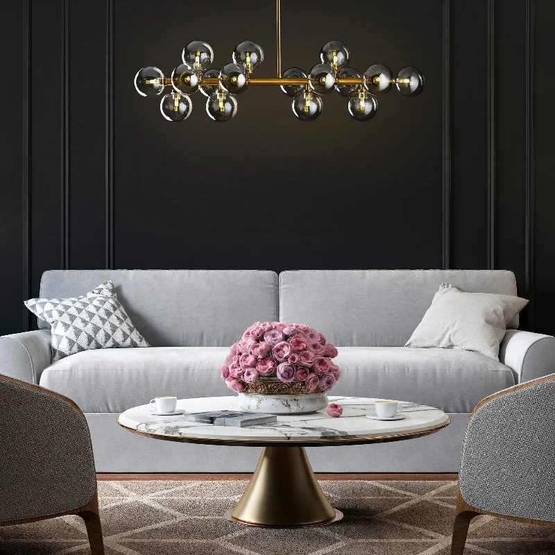 Tropical - Themed Ceiling Lights with Palm - Leaf Shapes and Rattan WrapsTropical - Themed Ceiling Lights with Palm - Leaf Shapes and Rattan WrapsTHE CHIC CASKET PENDANT LIGHT