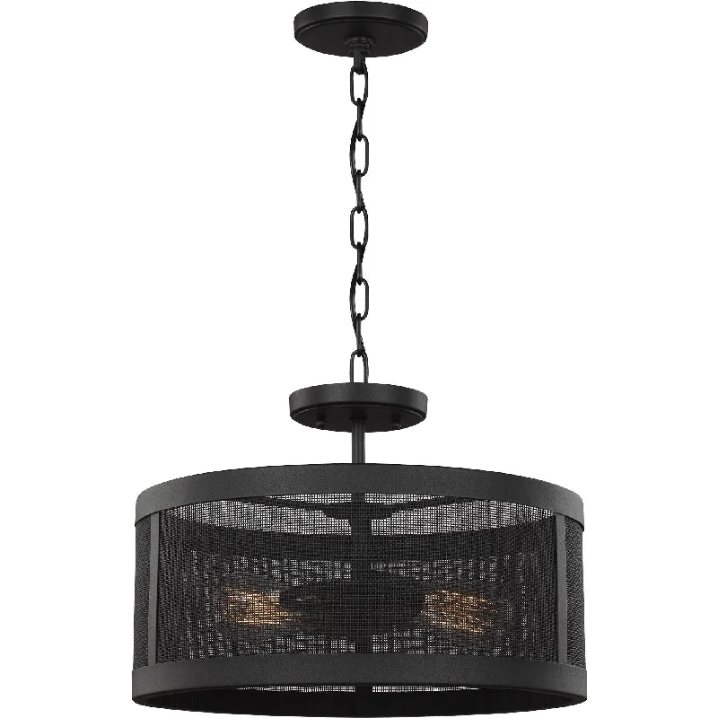 Bohemian Ceiling Lights with Beads, Tassels, and Colorful GlassBohemian Ceiling Lights with Beads, Tassels, and Colorful GlassGereon Two Light Semi-Flush Convertible Pendant
