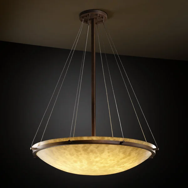 Chinese - Style Ceiling Lights with Red Lantern - Inspired DesignsChinese - Style Ceiling Lights with Red Lantern - Inspired DesignsJustice Designs Clouds CLD-9694-35-DBRZ-LED6-6000 Pendant Light - Dark Bronze