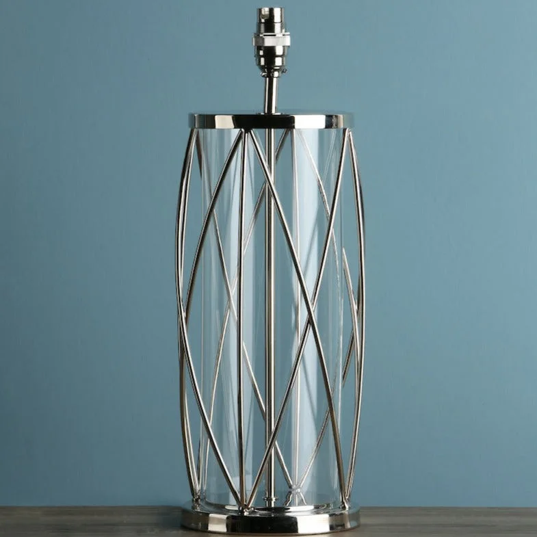 industrial style table lamps with exposed bulbs for loft apartmentsindustrial style table lamps with exposed bulbs for loft apartmentsLaura Ashley Beckworth Small Table Lamp Polished Nickel Lattice