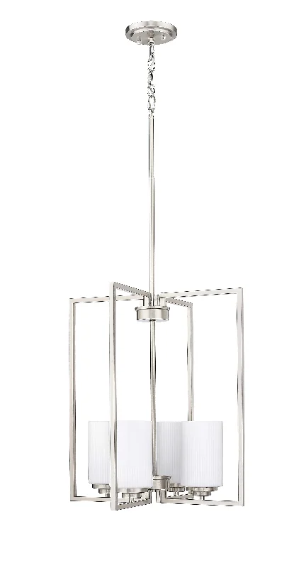 Chinese - Style Ceiling Lights with Red Lantern - Inspired DesignsChinese - Style Ceiling Lights with Red Lantern - Inspired DesignsLuxx Pendant - Brushed Nickel - Ribbed Etched Opal White Glass - 18in. Diameter - E26 Medium Base Chinese - Style Ceiling Lights with Red Lantern - Inspired DesignsChinese - Style Ceiling Lights with Red Lantern - Inspired DesignsLuxx Pendant - Brushed Nickel - Ribbed Etched Opal White Glass - 18in. Diameter - E26 Medium Base